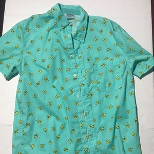 Pokemon Pikachu Button Down Shirt